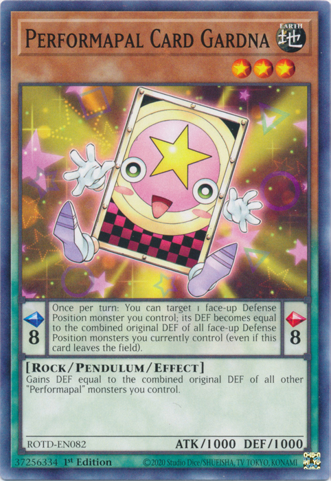 Performapal Card Gardna [ROTD-EN082] Common Yu-Gi-Oh!