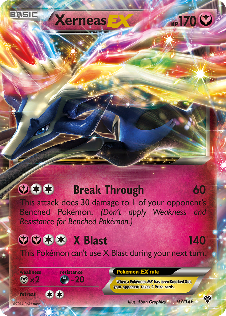 Xerneas EX (97/146) [XY: Base Set] Pokémon