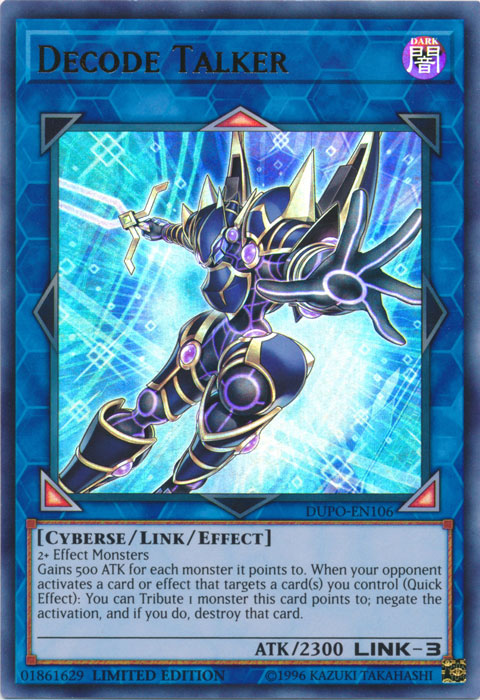 Decode Talker [DUPO-EN106] Ultra Rare Yu-Gi-Oh!