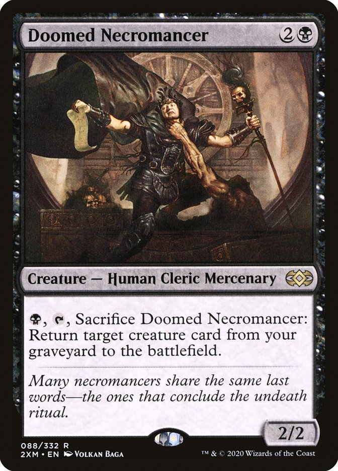 Doomed Necromancer [Double Masters] Magic: The Gathering