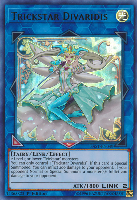 Trickstar Divaridis [SAST-EN049] Ultra Rare Yu-Gi-Oh!