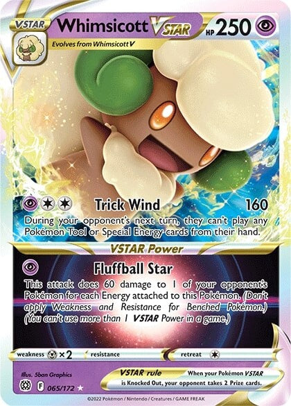 Whimsicott VSTAR (065/172) [Sword & Shield: Brilliant Stars] Pokémon