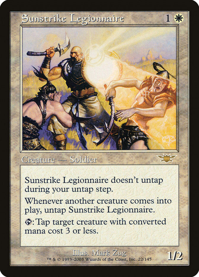 Sunstrike Legionnaire [Legions] Magic: The Gathering