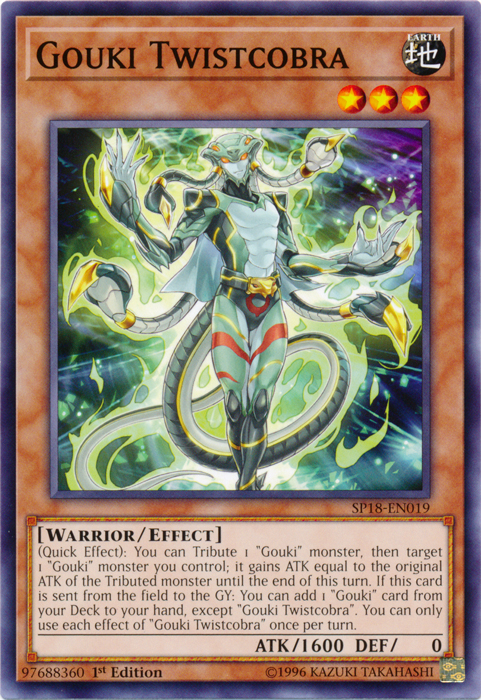 Gouki Twistcobra [SP18-EN019] Common Yu-Gi-Oh!