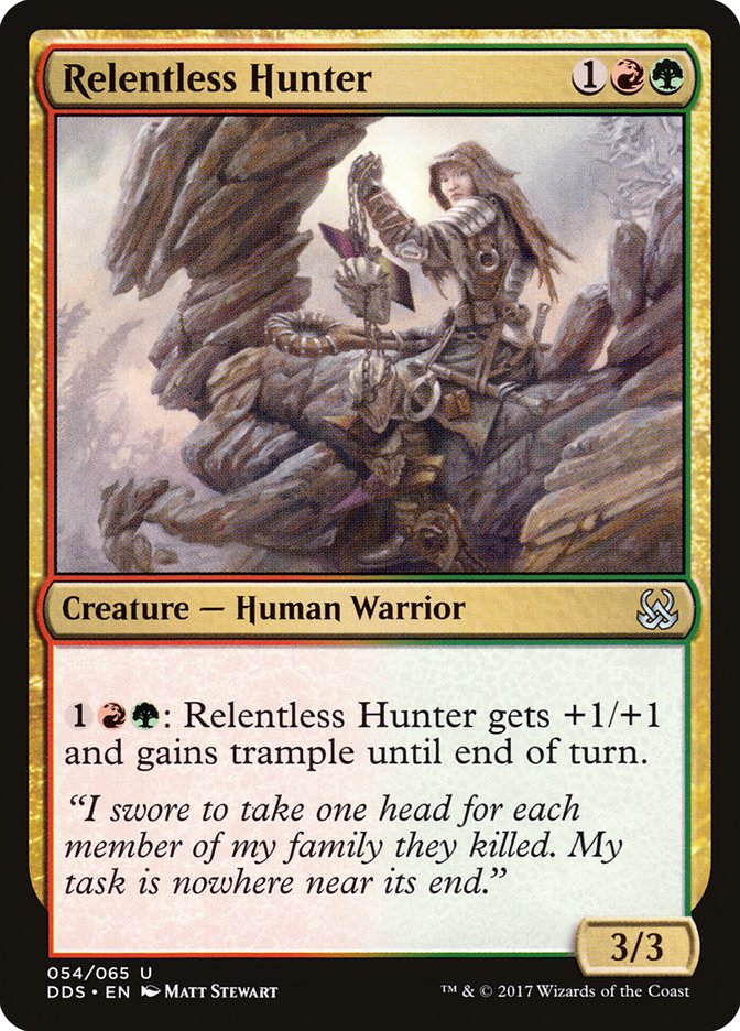 Relentless Hunter [Duel Decks: Mind vs. Might] Magic: The Gathering