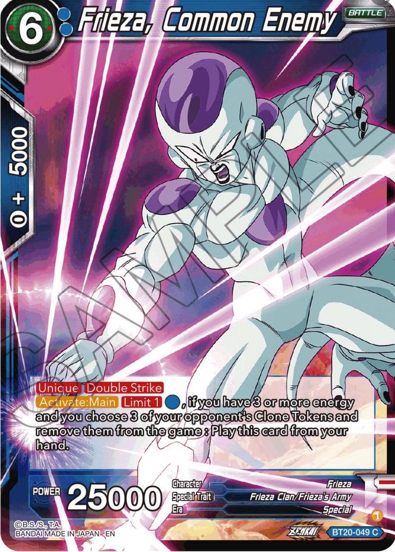 Frieza, Common Enemy (BT20-049) [Power Absorbed] Dragon Ball Super