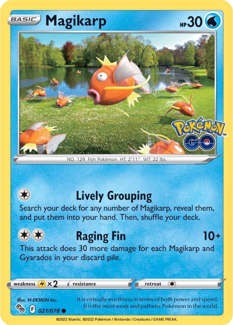 Magikarp (021/078) [Pokémon GO] Pokémon