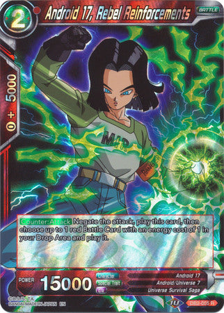 Android 17, Rebel Reinforcements (DB2-005) [Divine Multiverse] Dragon Ball Super