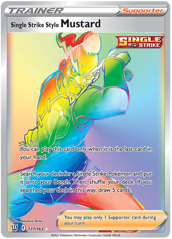 Single Strike Style Mustard (177/163) [Sword & Shield: Battle Styles] Pokémon