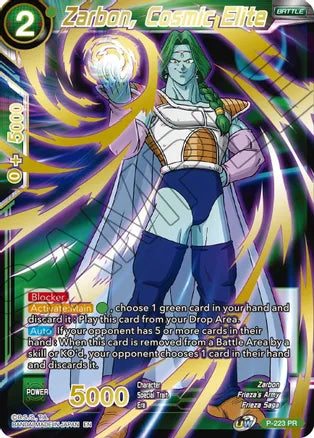 Zarbon, Cosmic Elite (Gold Stamped) (P-223) [Mythic Booster] Dragon Ball Super
