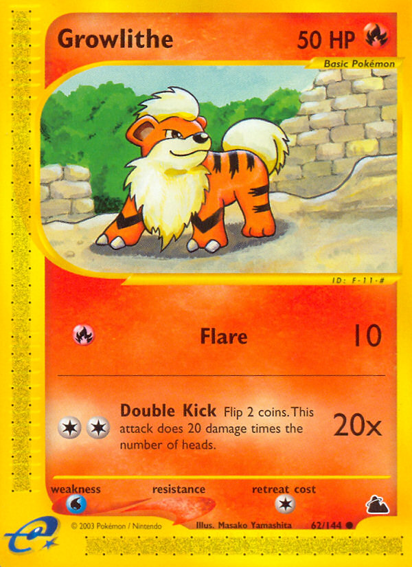 Growlithe (62/144) [Skyridge] Pokémon