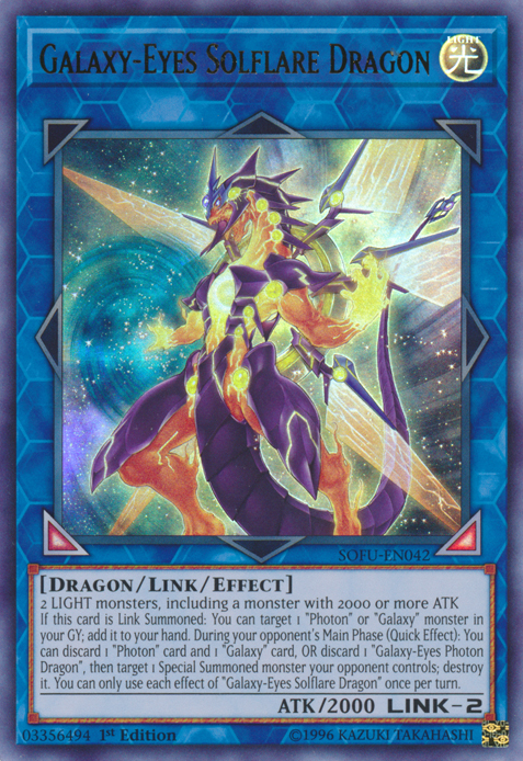 Galaxy-Eyes Solflare Dragon [SOFU-EN042] Ultra Rare Yu-Gi-Oh!