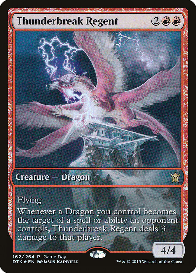 Thunderbreak Regent (Game Day) [Dragons of Tarkir Promos] Magic: The Gathering