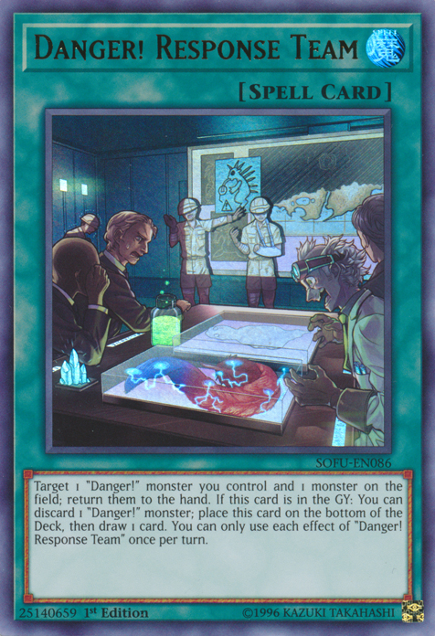 Danger! Response Team [SOFU-EN086] Ultra Rare Yu-Gi-Oh!