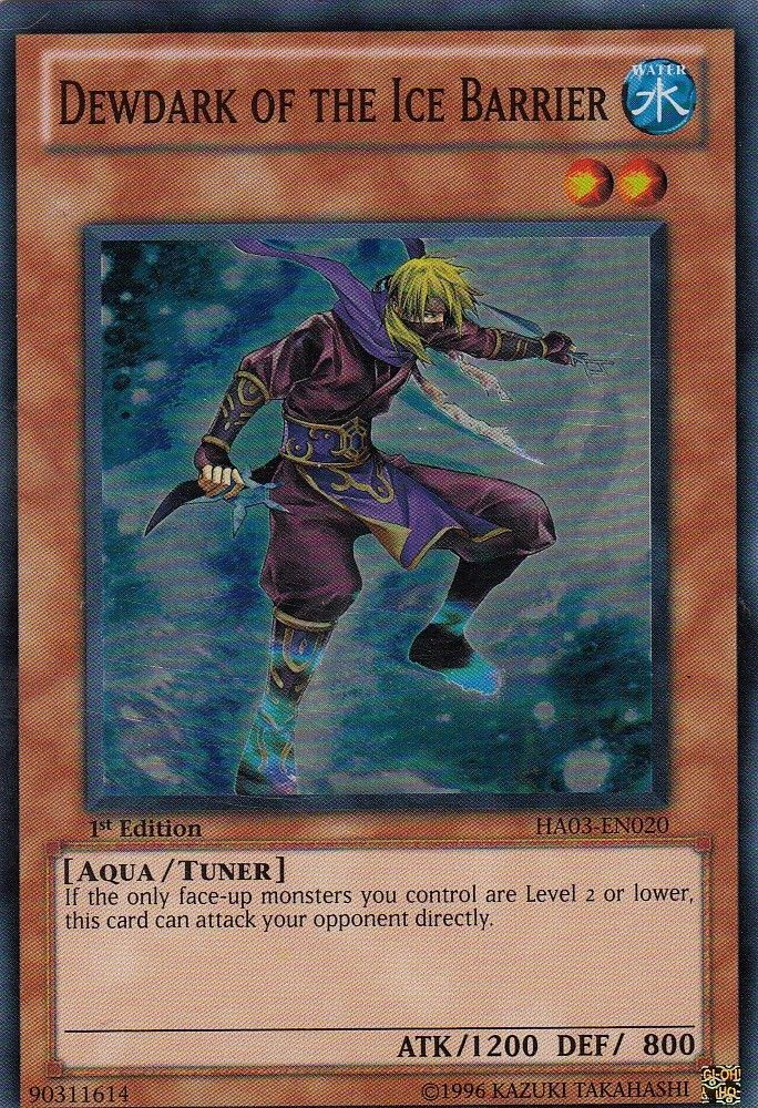 Dewdark of the Ice Barrier [HA03-EN020] Super Rare Yu-Gi-Oh!