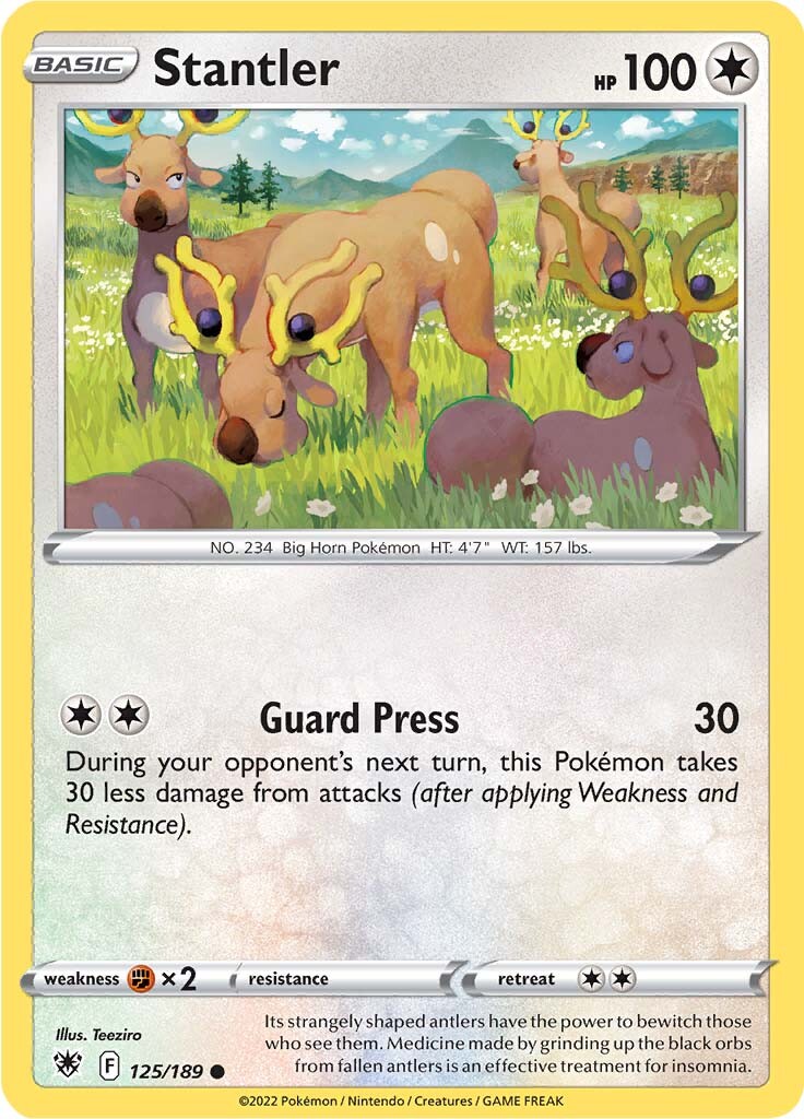 Stantler (125/189) [Sword & Shield: Astral Radiance] Pokémon