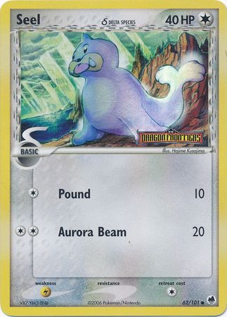 Seel (62/101) (Delta Species) (Stamped) [EX: Dragon Frontiers] Pokémon