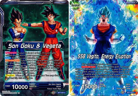 Son Goku & Vegeta // SSB Vegito, Energy Eruption (BT7-025) [Assault of the Saiyans] Dragon Ball Super