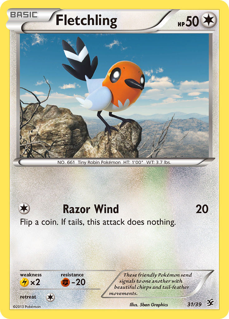 Fletchling (31/39) [XY: Kalos Starter Set] Pokémon