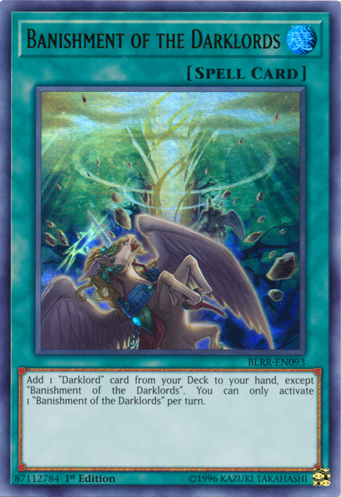 Banishment of the Darklords [BLRR-EN093] Ultra Rare Yu-Gi-Oh!