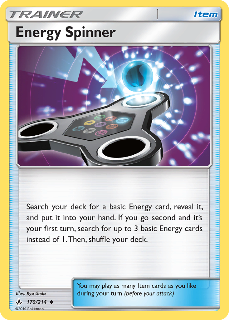 Energy Spinner (170/214) [Sun & Moon: Unbroken Bonds] Pokémon