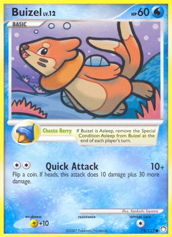 Buizel (75/123) [Diamond & Pearl: Mysterious Treasures] Pokémon