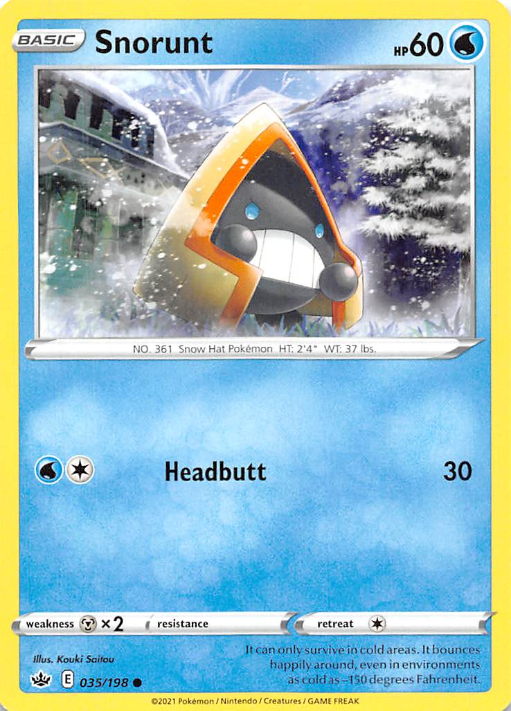 Snorunt (035/198) [Sword & Shield: Chilling Reign] Pokémon