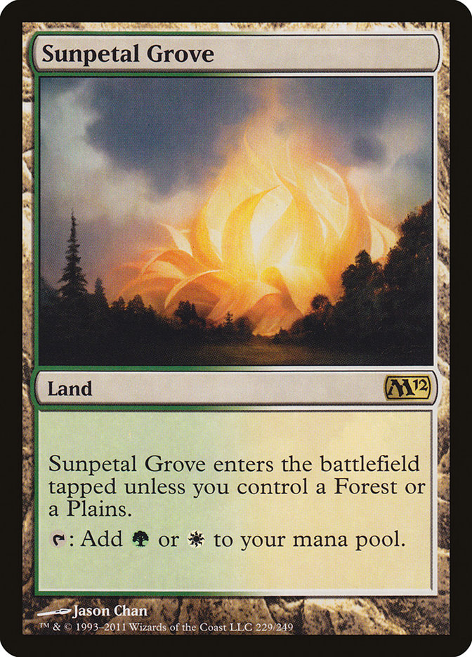 Sunpetal Grove [Magic 2012] Magic: The Gathering