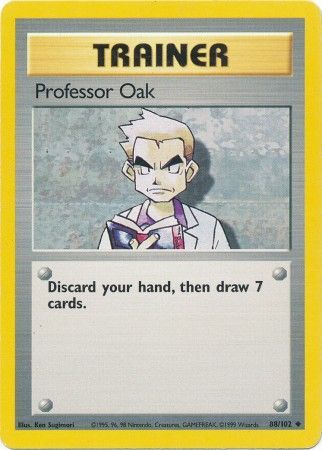 Professor Oak (88/102) [Base Set Unlimited] Pokémon