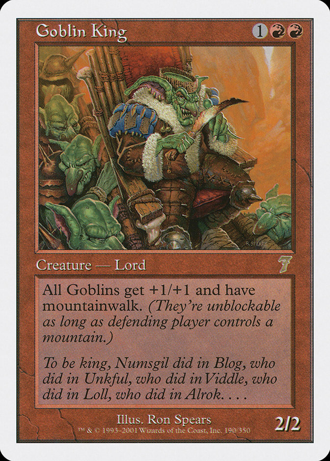 Goblin King [Seventh Edition] Magic: The Gathering