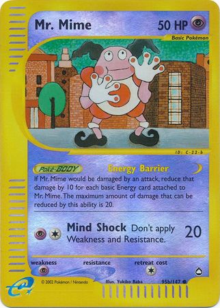 Mr Mime (95b/147) [Aquapolis] Pokémon