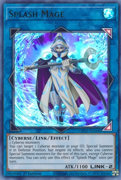 Splash Mage [GFTP-EN106] Ultra Rare Yu-Gi-Oh!