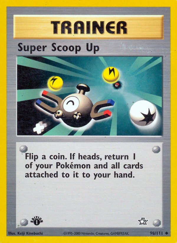 Super Scoop Up (98/111) [Neo Genesis 1st Edition] Pokémon