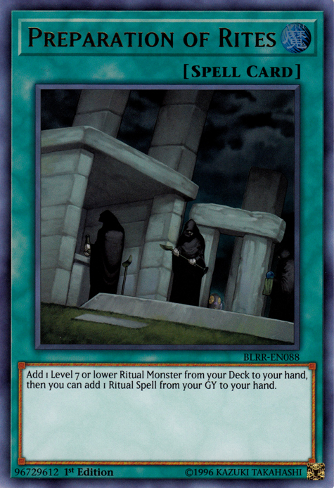 Preparation of Rites [BLRR-EN088] Ultra Rare Yu-Gi-Oh!