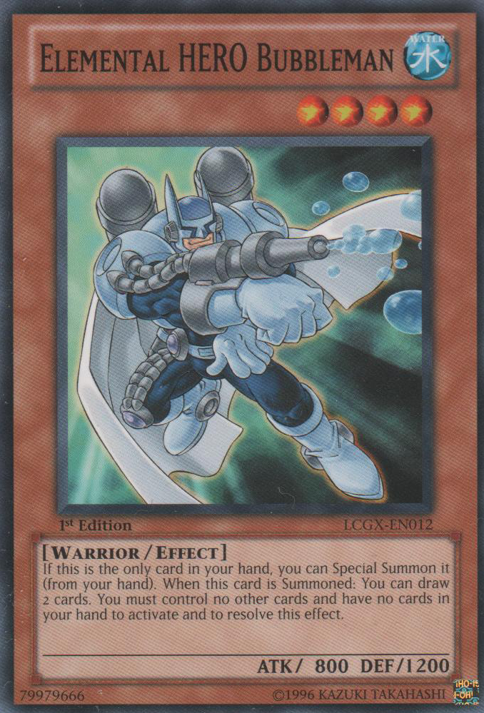 Elemental HERO Bubbleman [LCGX-EN012] Common Yu-Gi-Oh!