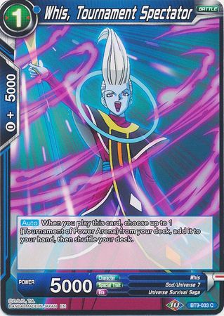 Whis, Tournament Spectator (BT9-033) [Universal Onslaught] Dragon Ball Super