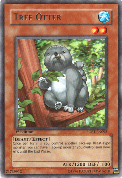 Tree Otter [RGBT-EN095] Rare Yu-Gi-Oh!