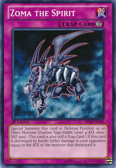 Zoma the Spirit [BP02-EN194] Mosaic Rare Yu-Gi-Oh!