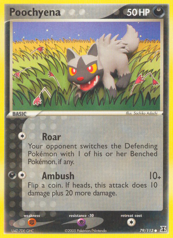 Poochyena (79/113) [EX: Delta Species] Pokémon