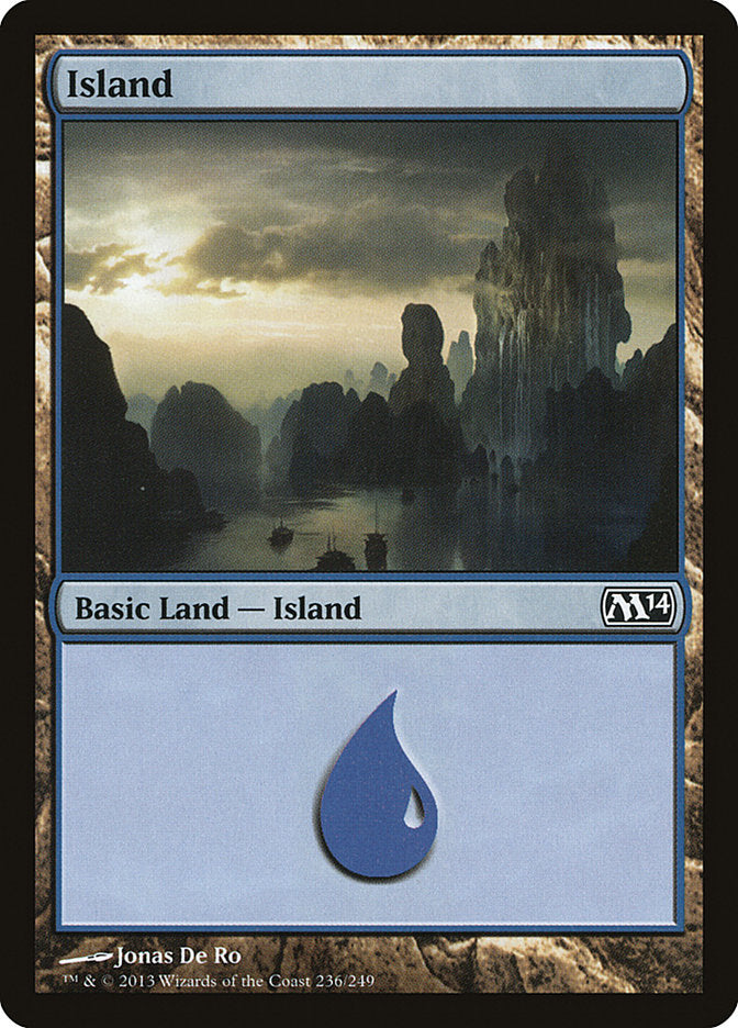 Island (236) [Magic 2014] Magic: The Gathering