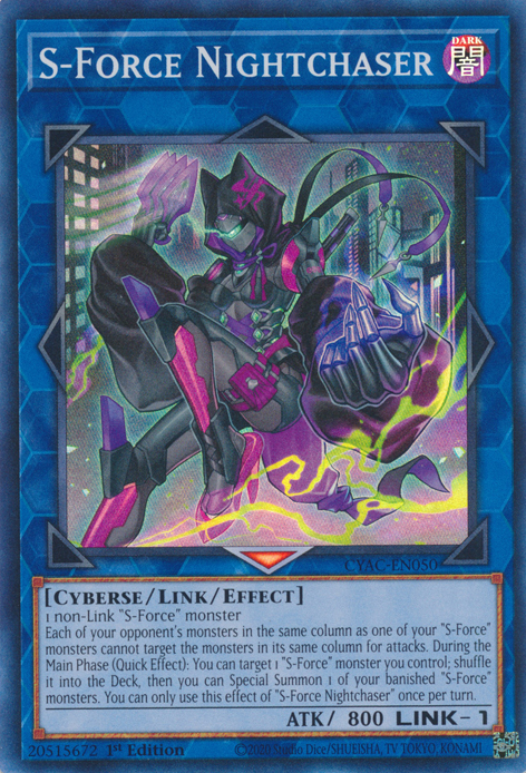 S-Force Nightchaser [CYAC-EN050] Super Rare Yu-Gi-Oh!