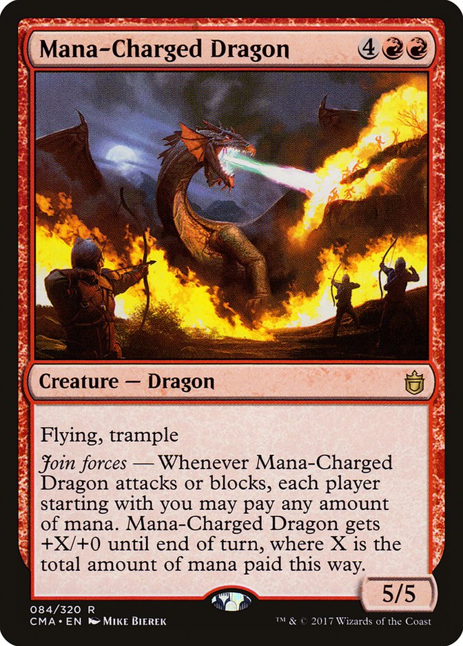 Mana-Charged Dragon [Commander Anthology] Magic: The Gathering