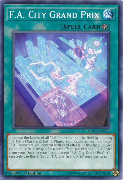 F.A. City Grand Prix [EXFO-EN088] Common Yu-Gi-Oh!