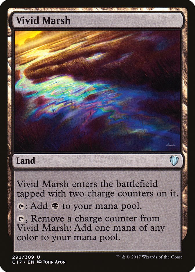 Vivid Marsh [Commander 2017] Magic: The Gathering