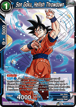 Son Goku, Hellish Throwdown (Common) (BT13-056) [Supreme Rivalry] Dragon Ball Super