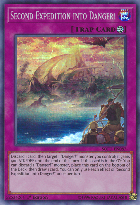 Second Expedition into Danger! [SOFU-EN087] Super Rare Yu-Gi-Oh!