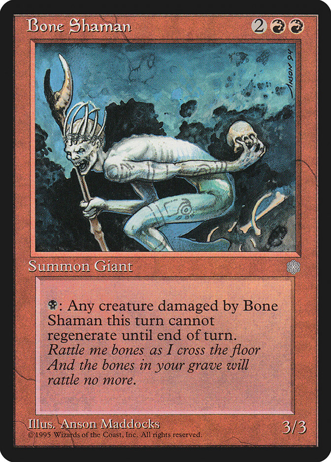 Bone Shaman [Ice Age] Magic: The Gathering