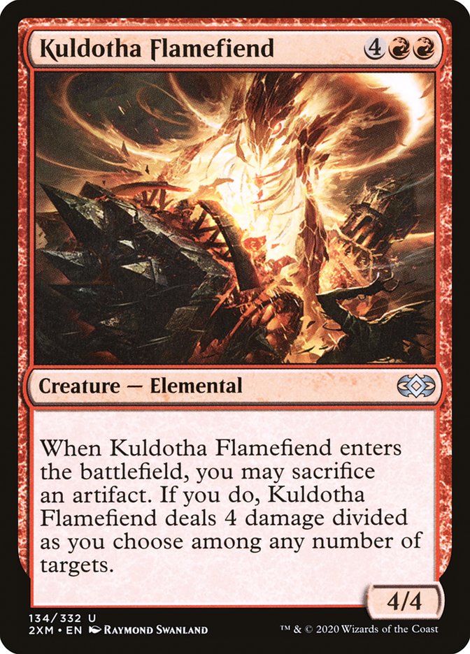 Kuldotha Flamefiend [Double Masters] Magic: The Gathering