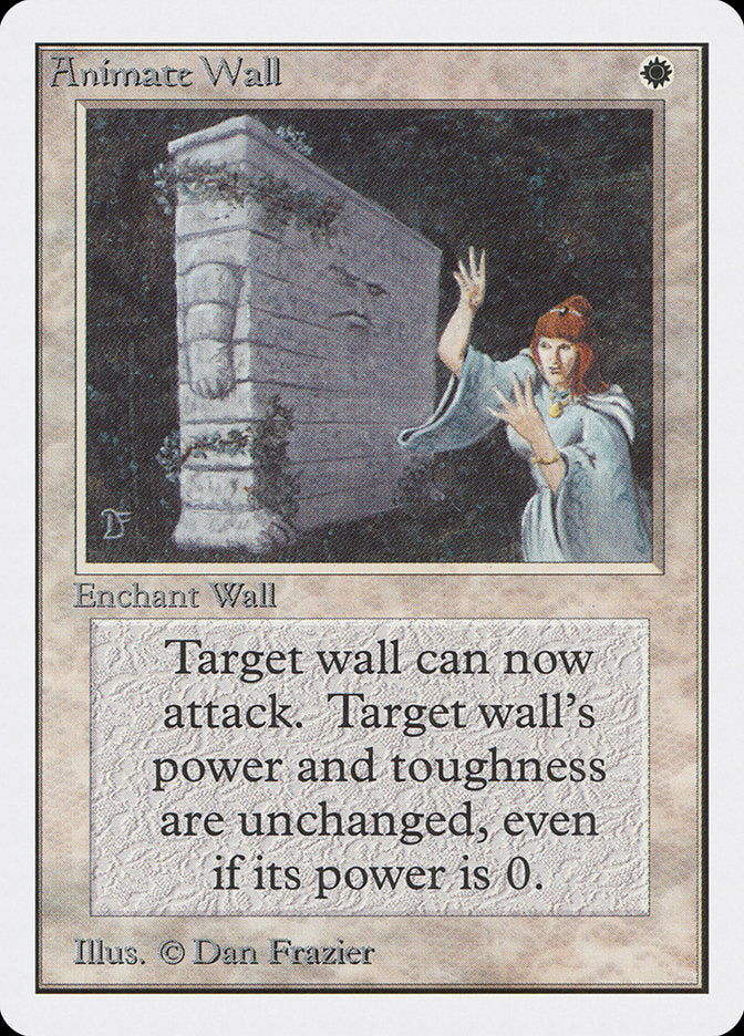 Animate Wall [Unlimited Edition] Magic: The Gathering