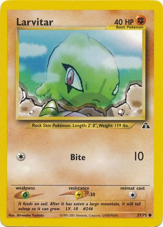 Larvitar (57/75) [Neo Discovery Unlimited] Pokémon